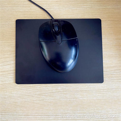 Frosted black polycarbonate sheet black mouse pad